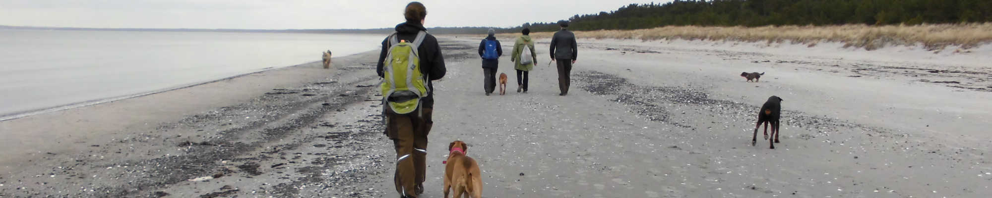Ela Zimmermann bei einer Gruppenwanderung